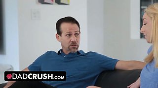 Stepdad's debt: i paid his friend's stepdaughter with my mouth and then interchanged for a win!