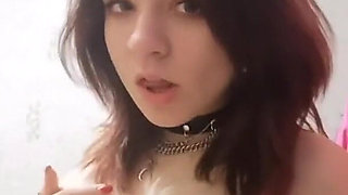 Daytime homemade striptease, masturbation and gentle orgasm