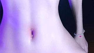 3D BBW Asian Slut Naked Her Huge Boobs Cheating with Big Dick