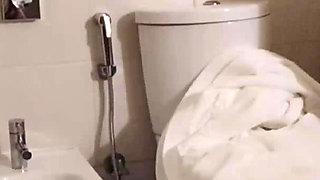 A MILF Wife Masturbates in the Bathroom and Cums Twice. Full Scene. Ep 24301