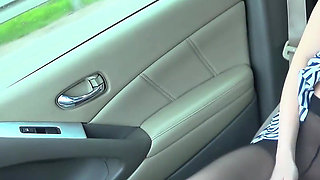 Maya Bee and Aurora Squirting Pissing Farting in My Car
