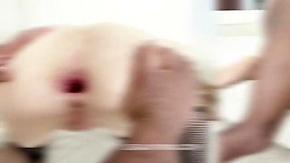 2on1 BBC with Kyaa Chimera, Balls deep Anal, DAP, Gapes, Facial