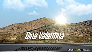 Traffic Violation With Johnny Sins, Gina Valentina - Brazzers