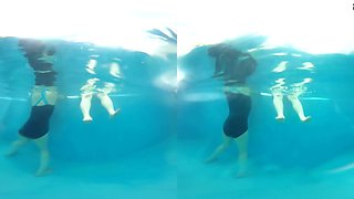 Schoolgirl Pool Diving Vr Part 2 - Girls Locker Room Hidden Cam