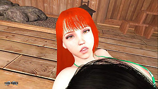 Nami willingly spreading legs for her CAPTAIN - 3D Animation by VirtualHeaven
