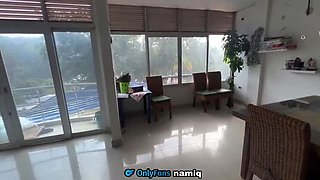 Amateur Latina Tiktoker Gets Anal Creampie in Public Toilet - Big Ass Doggy Style Fucking