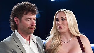 Blonde beauty Brianna Coppage takes on Jax Slayher’s impressive endowment