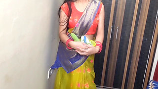Desi Village MILF Bhabhi Taken Advantage by Devar and Fucked Full Night in Hindi Audio XXX