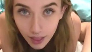 Big cock bisexual leaked pov  hot girlfriend wpierced nose sucking  edging two tone malone dick brunette ebony: Porn