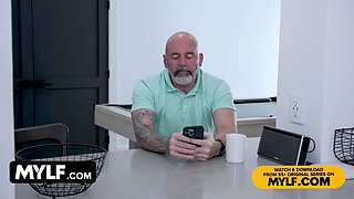 Pretty hot cougar wifey fucked, predominated and creampied by hubby's fat rod chief - mylf cheating