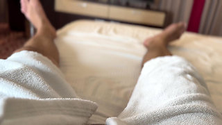 Stepmom in a Sexy Swimsuit Encouraged My Penis to Swell, but She Noticed It and Punished Me...