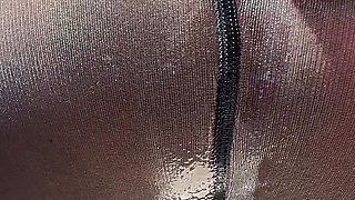Boss Gives Standing Doggy Cumshot in Secretary Pantyhose - Business-bitch