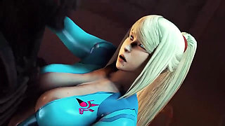 Unknown Planet 9 - Busty Samus Aran gets her pussy tore open by a big alien monster dick