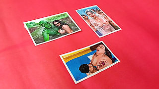 Erotic Art Or Drawing Compilation Of Sexy Desi Indian Big boobed women having sex with husband & Brother In law