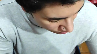 Quickie! Cum Mouthful, Cumplay and Swallow!