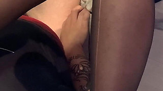 My Slave Is so Submissive to Me That He Licks His Feet and Sucks