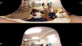 Exhibitionist VR: We Went to a School and Showed These Schoolgirls How to Masturbate with Our Cock! - SodCreate