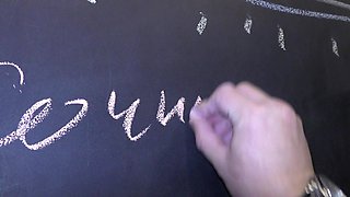 The Teacher Was Furious and Punished the Schoolbabe