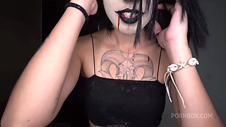 This Is Hassoween : Japanese Succubus Demon Sayuri Double Penetrated