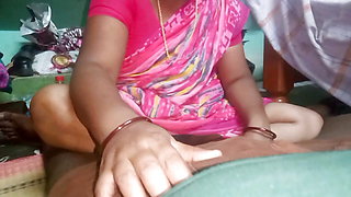 Tamil aunty wonderfully blowjob with house wonder coock