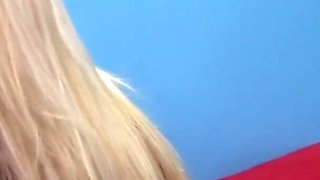 Blonde Britney Amber and busty asian Jayden Lee getting mouths fucked