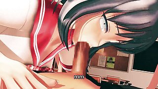 Come-hither fancy woman - titty fuck porn - Hentai PD