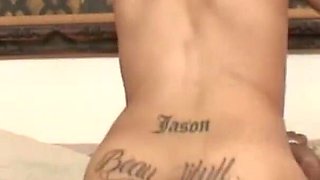 Hot tattooed big ass ebony fucked from BBC dude Shorty Mac