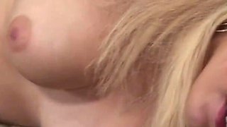 Blonde teen fucked by boyfriend's big black cock