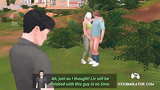 Huge Cock Fills Her Pussy & Ass In Rough Orgy