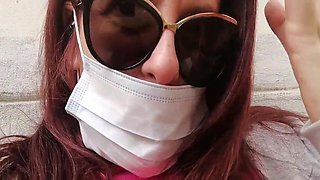 Nicoletta Takes R. on Her Neighbor and Pisses in His Garage Special Covid19 Italian Quarantine