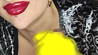 Click for Gif Blowjob and Handjob with Different Rubber Gloves From Latex Goddess
