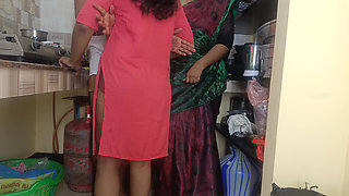 Neighbour Batchelor enjoying threesome with married women and her stepsister