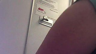 Huge Piss on Plane After Holding It for Four Hours!