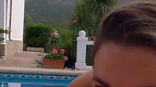 My Wife Brought Two Hot Couple for Pool Orgy