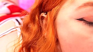 Cheerleader Cream Dream: Getting Sweet Orgasm with Sex Machine