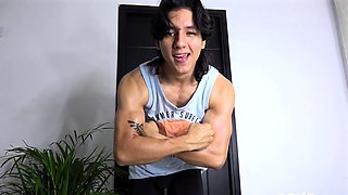Hot Latino Teen Boy with perfect abs and muscles