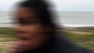 Anal Day at the Beach with Horny Voyers