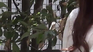 Horny Japanese Housewife Hosts Her Husband's Friends and Has Fun While He Works