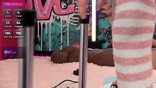 Stacked brunette goes solo toys and masturbation