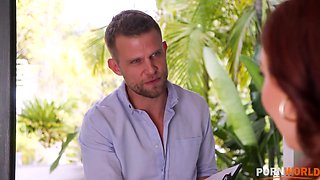 Busty Pornstar Natasha Nice Takes An Ass Pounding During An Interview GP2605