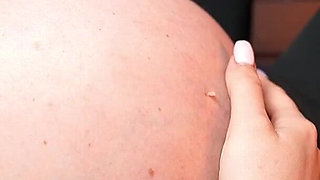 Pregnant, Huge Belly and Leggings Fetish