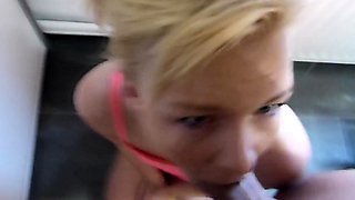 Blowjob POV blowjob cumshot facial brunette pov