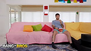 Bangbros - kelsey kane was about to witness a movie with her brother but determines hardcore is more fun