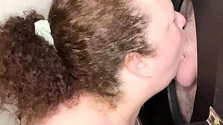 Charlie glory hole blowjob