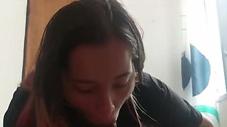 My Blonde Stepsister Catches Me Jerking Off and Makes Me Cum in Her Mouth - Part 1 - Ashleysoy2 Swallows