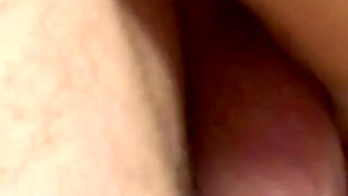 Lovely blonde fucked and sprayed on her natural tits