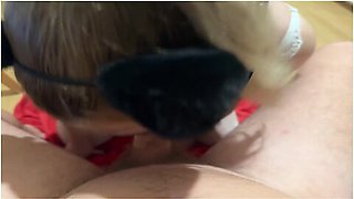 The Stepsister Decided To Surprise Her Brother By Coming Home. Hard Fuck In The Throat While No One