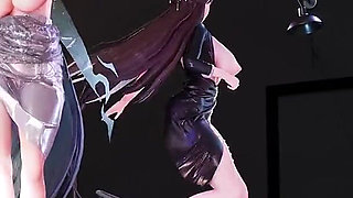 [mmd]brave Girls-rollin', Couple Dance, Korean Dance, Lingerie, Striptease