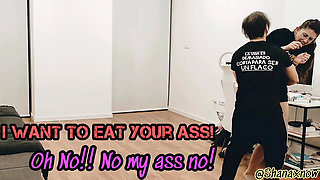 SHANAXNOW HALLOWEEN - ZOMBIE STARVING FOR YOUR ASS BJ CUM IN MOUTH