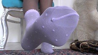 Triple-stockinged Boss, Meeting Prep, Ruined Orgasm and Cum Licking, POV, JOI